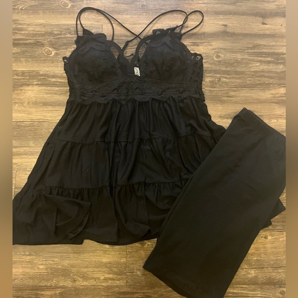 KALI Lace Cami Set (Black) - Picture 7 of 10